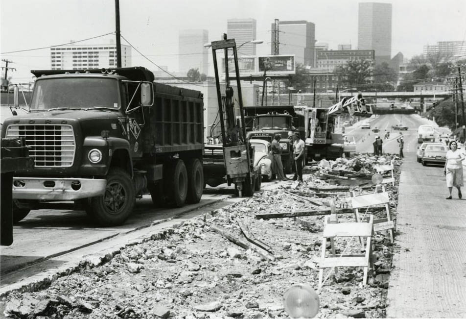 Elizabeth Avenue Median, 1980s