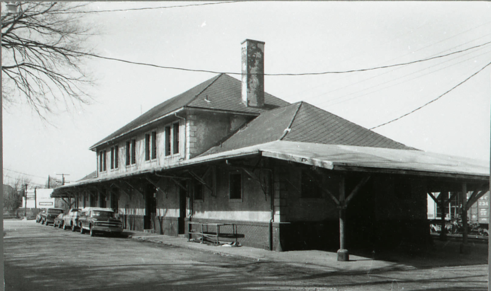 Seaboard Airline Railroad Station at 222 East Fifth Street, 1940.