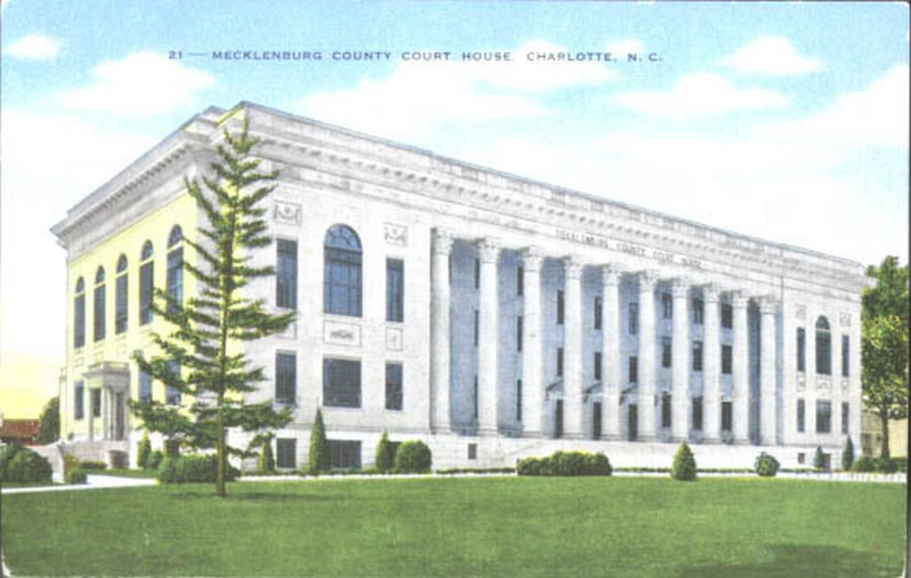 Fifth Mecklenburg County Courthouse, 1928