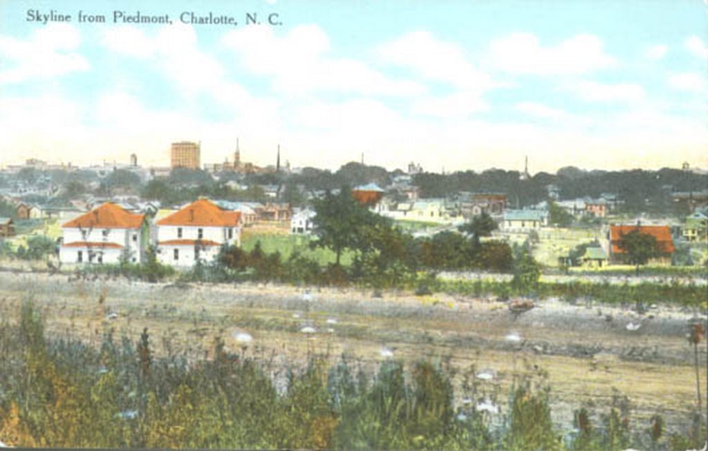 Charlotte skyline, 1918