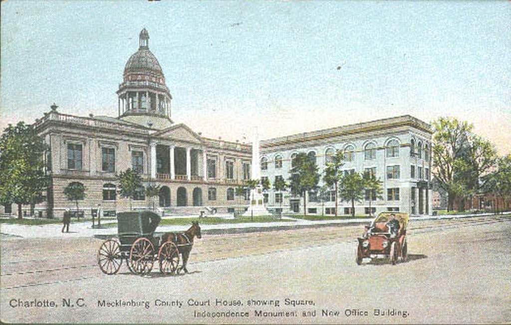 The Mecklenburg County Courthouse and the Lawyers Building, 1911