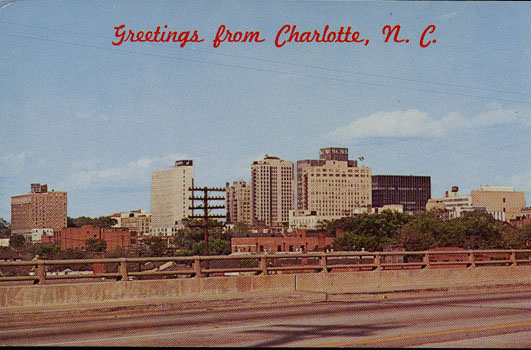 Charlotte skyline, 1963