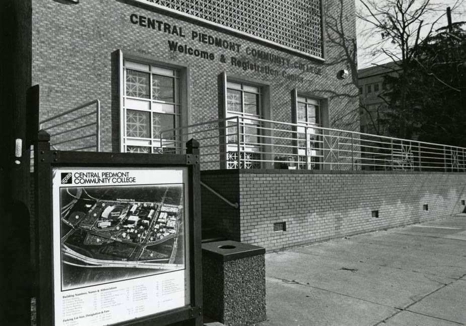 The Central Piedmont Community College welcome and registration center, 1980s