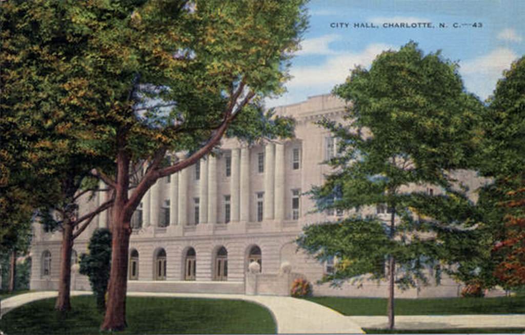 Tryon Street in Charlotte at the turn of the century, 1903