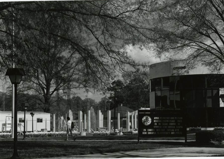 The Advanced Technology Center being built, 1970s