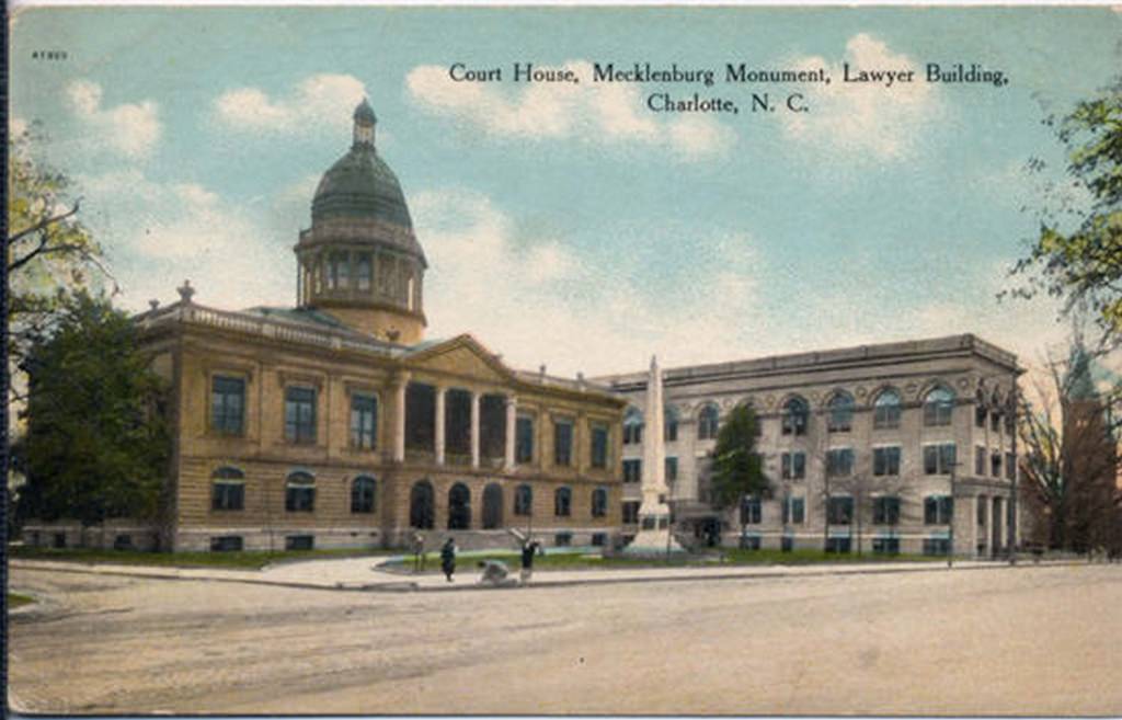 Fourth Mecklenburg County Courthouse, 1910