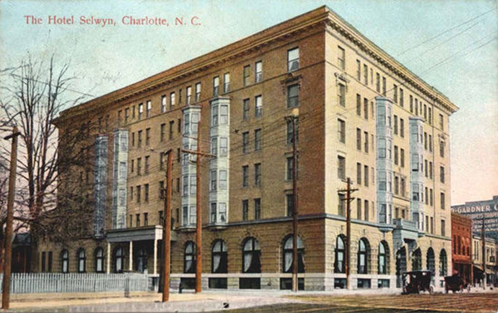 The Selwyn Hotel was located on West Trade Street, 1907