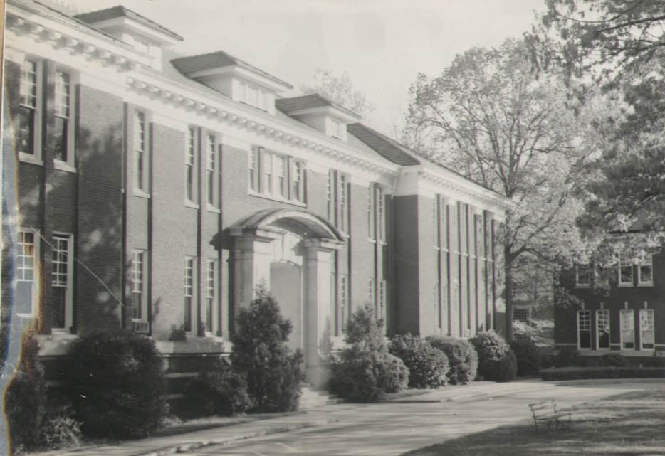 Burwell Hall- Main Administration Building, 1950s