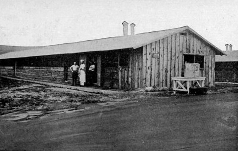 Company Mess Hall at Camp Greene, 1918