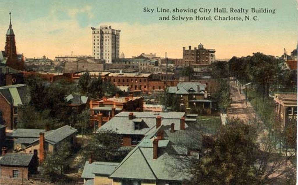 Charlotte's skyline, 1910