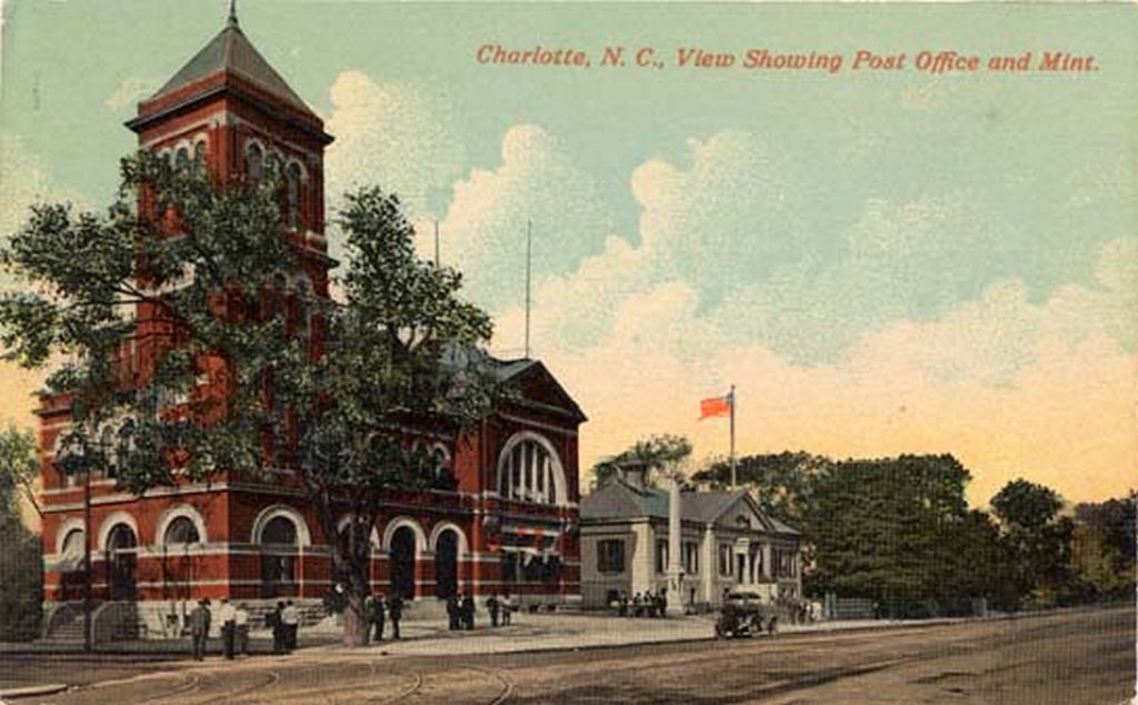 Charlotte Post Office and Mint, 1906