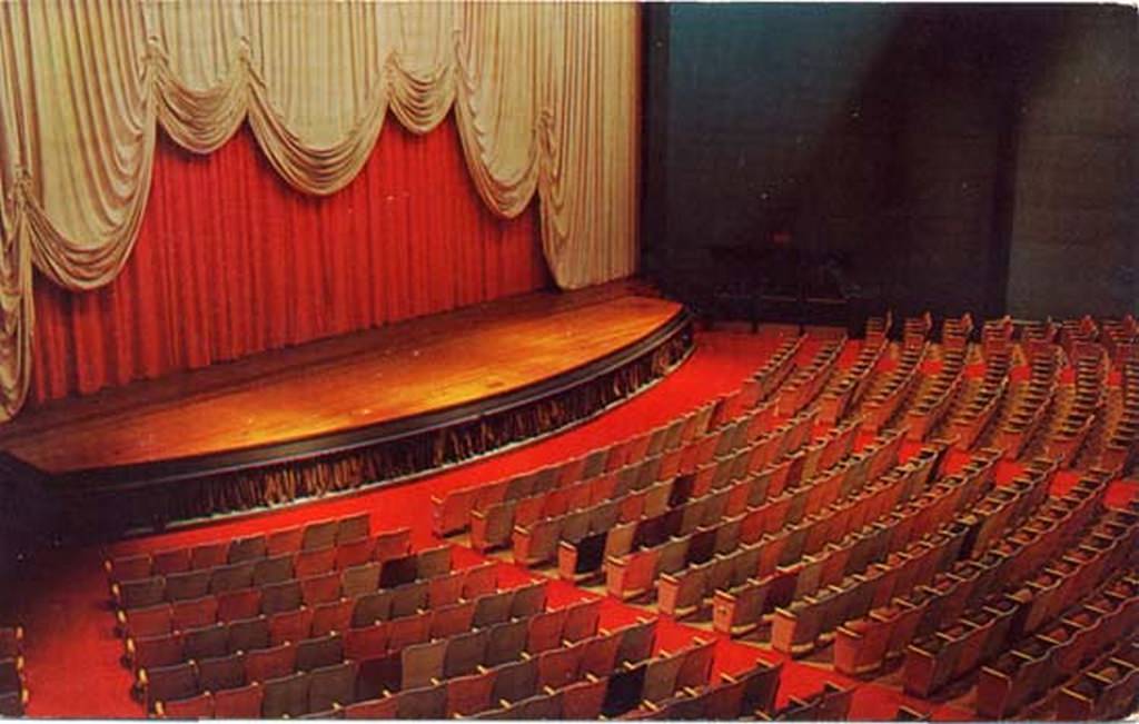 Ovens Auditorium (Interior View), 1965