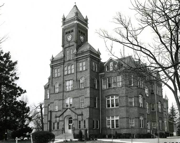 Biddle Hall from southeast, 1980s