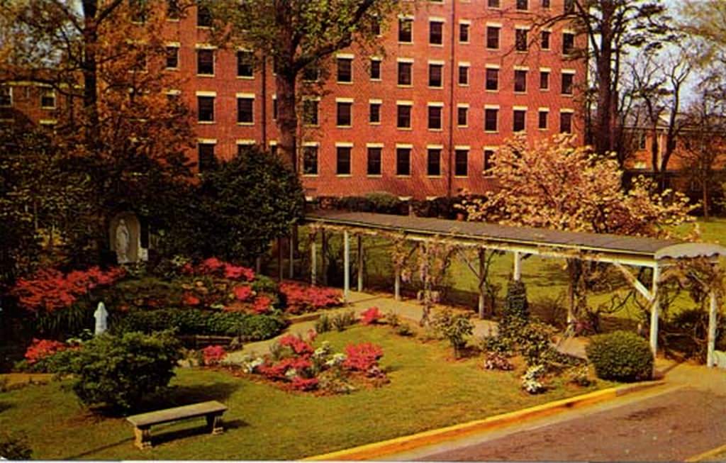 Shrine of our Lady of Lourdes at Mercy Hospital, 1960