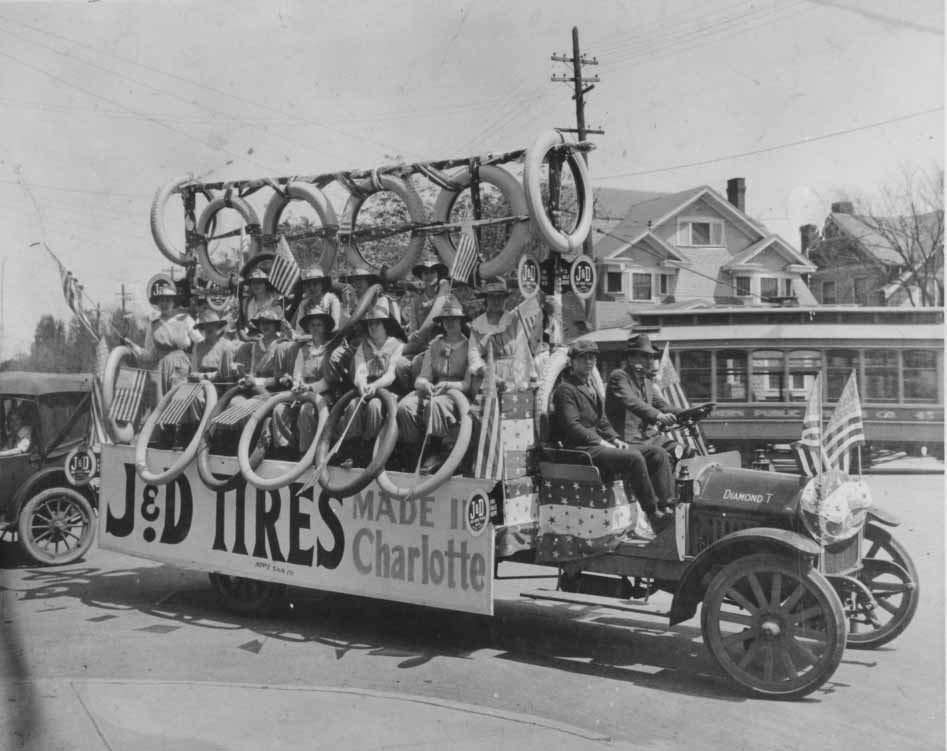 Charlotte Parade Float, 1920