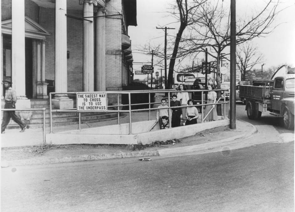 Underpass at South Boulevard, 1950