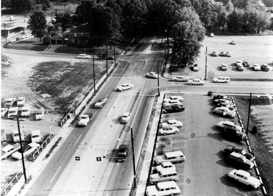 Aerial View of Kings Drive and Brunswick Avenue, 1957