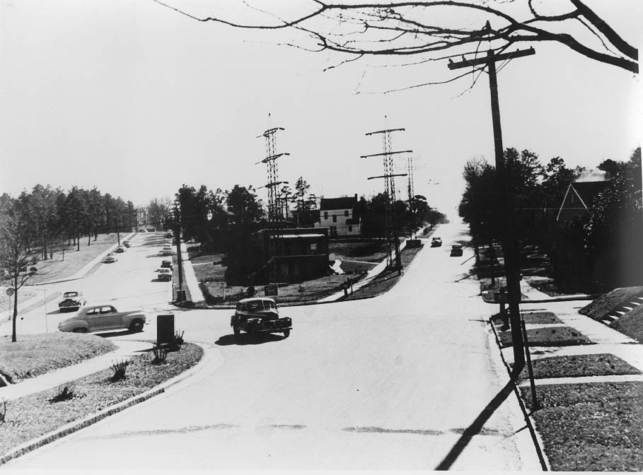 Kenilworth Avenue in Dilworth, 1950