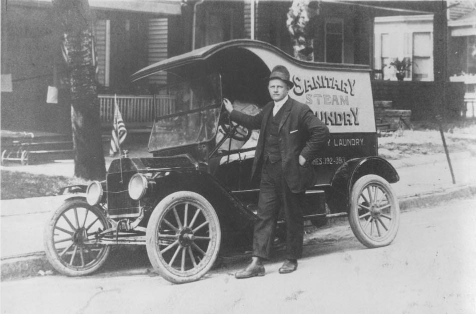 Sanitary Laundry Truck, 1920