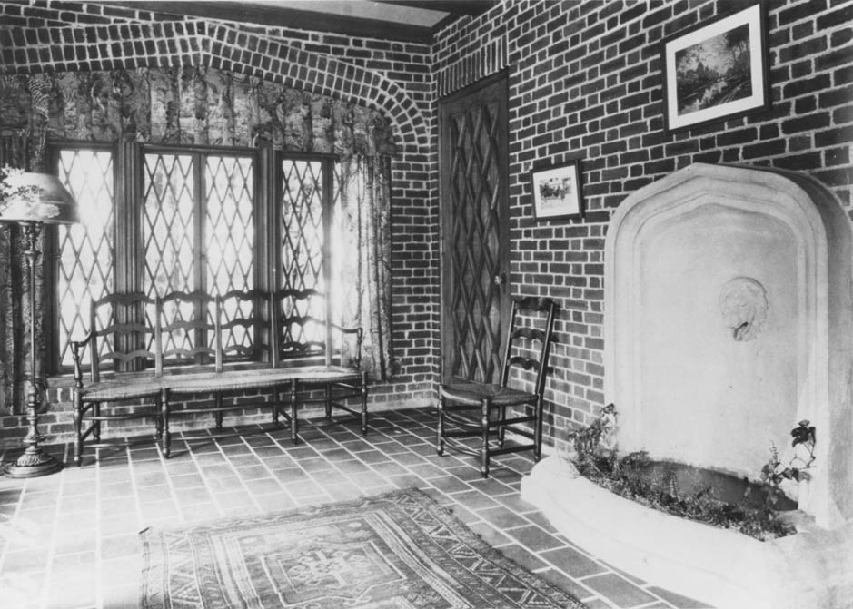 Draper Home Interior Shot, 1928