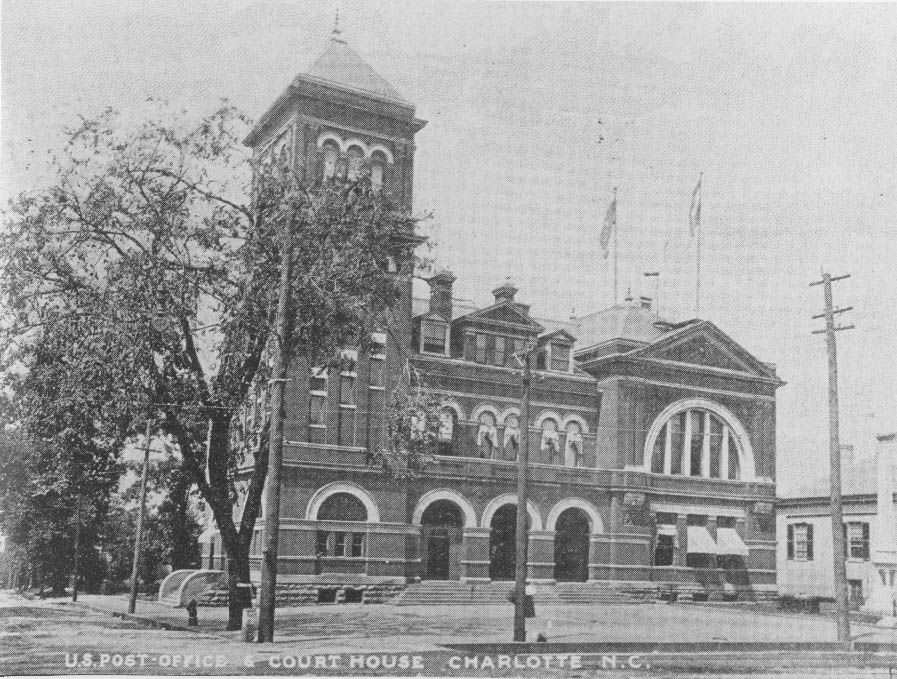 United States Post Office in Charlotte, 1908