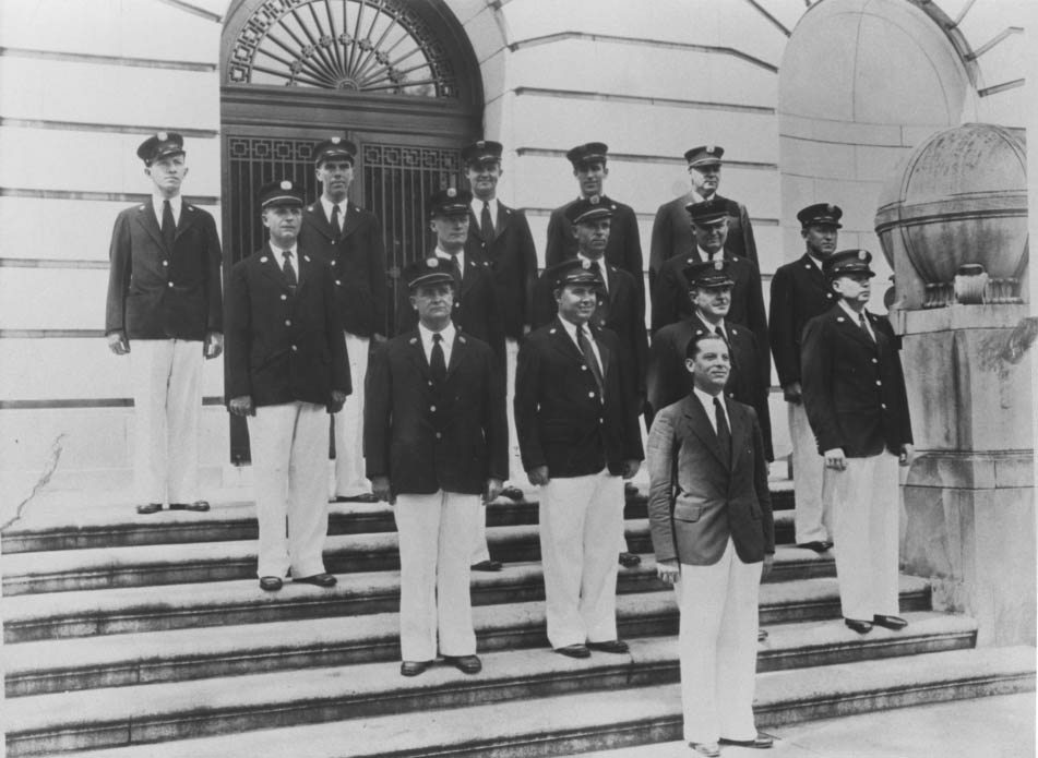 The Fire Department Chorus of 1940 with Milton Panetti as the director, 1940