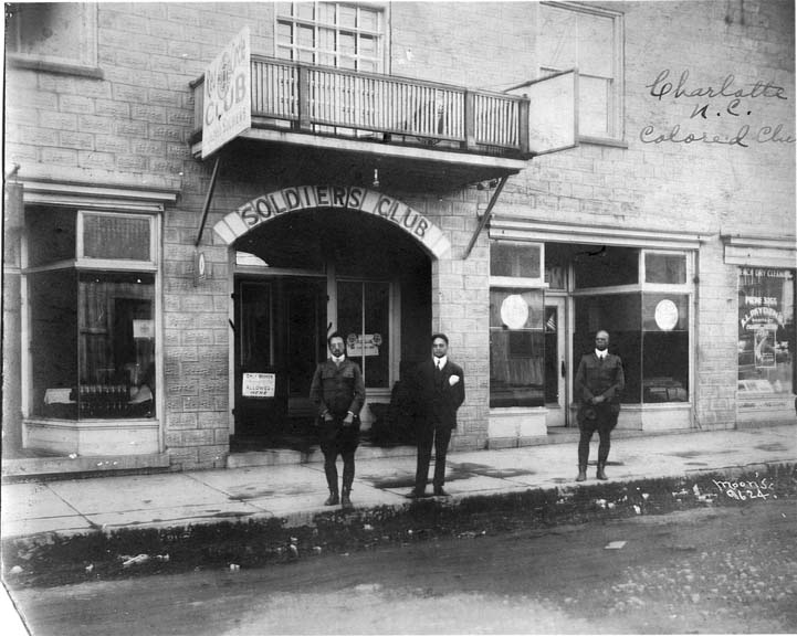 Red Circle Soldiers Club for Black Troops in Charlotte, 1918