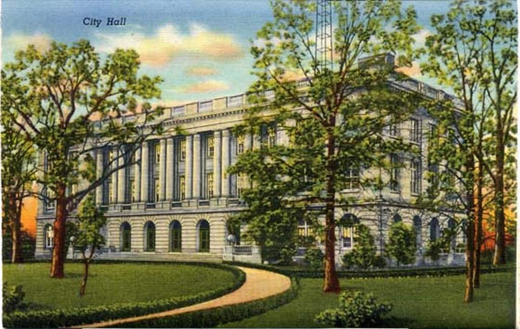 Charlotte City Hall, located on East Trade Street, was first occupied in 1927
