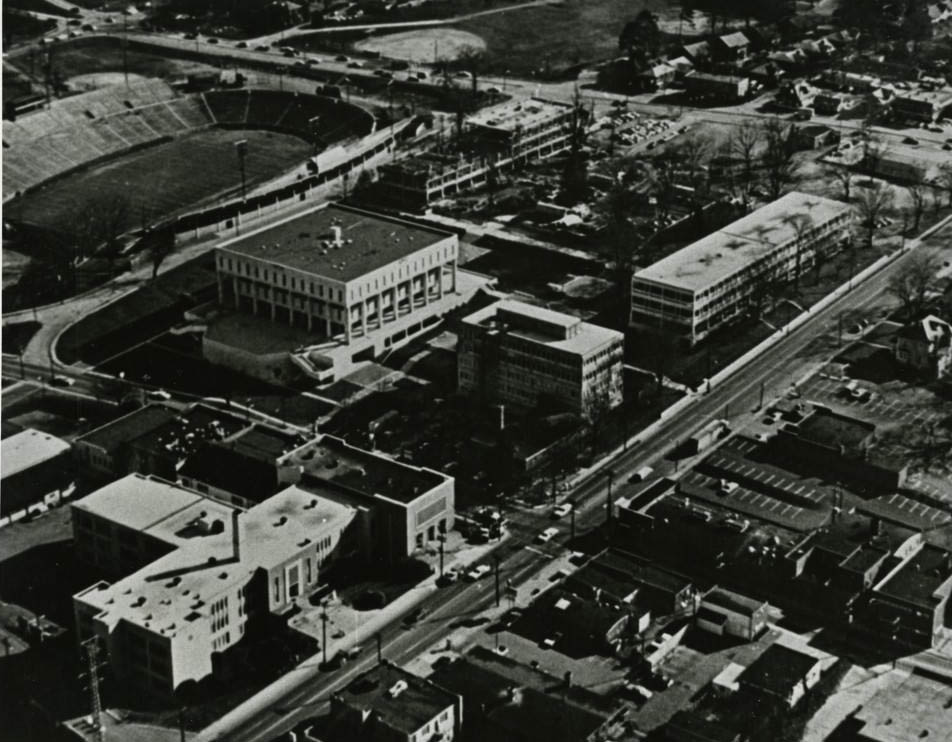 Aerial View of Central Piedmont Community College, 1970s