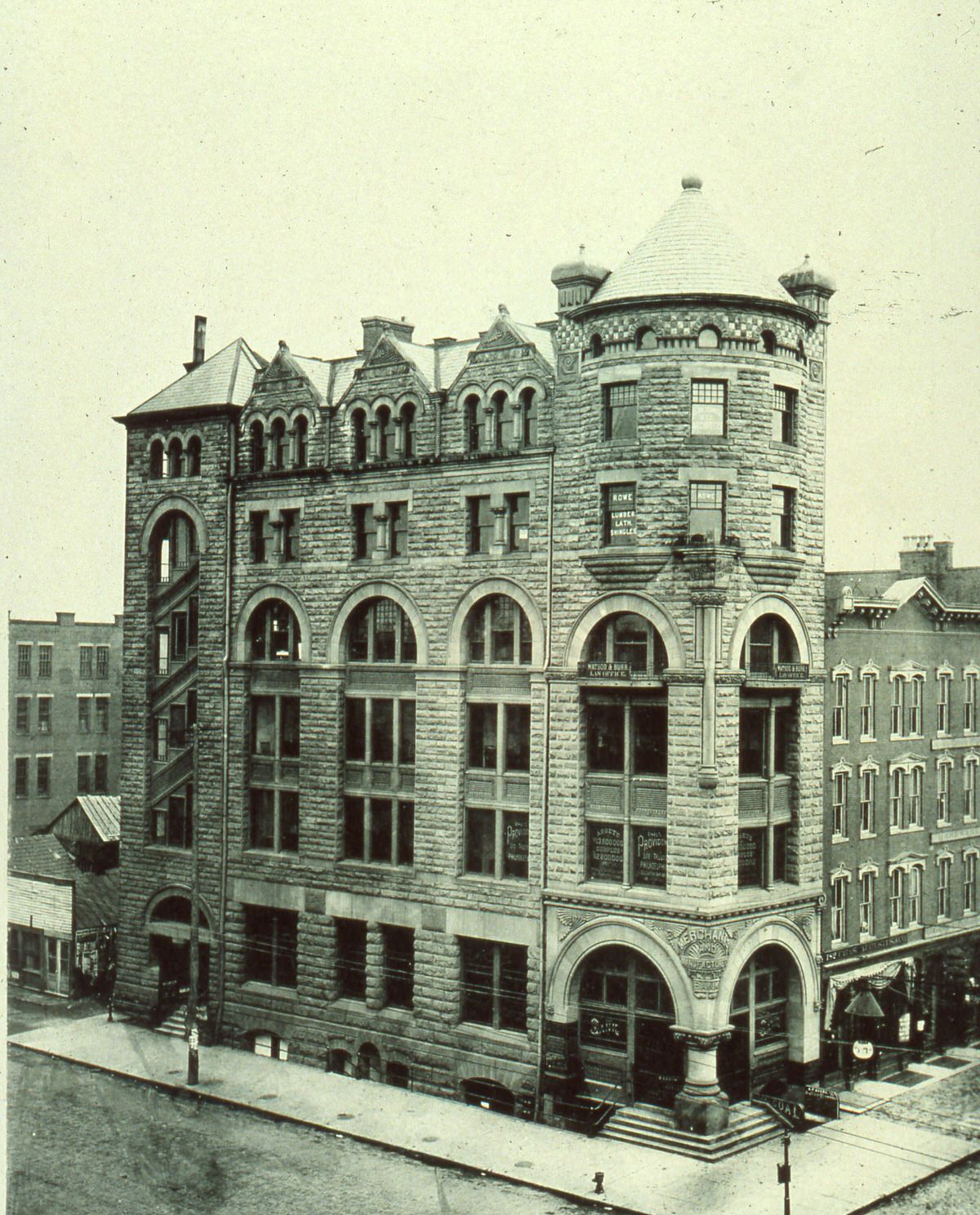 King Building photograph, 1889
