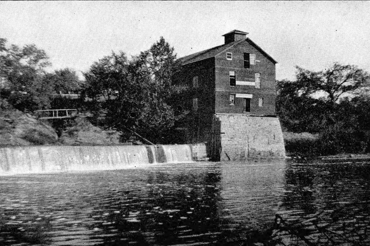Old Piatt Mill on the Olentangy River, 1890s