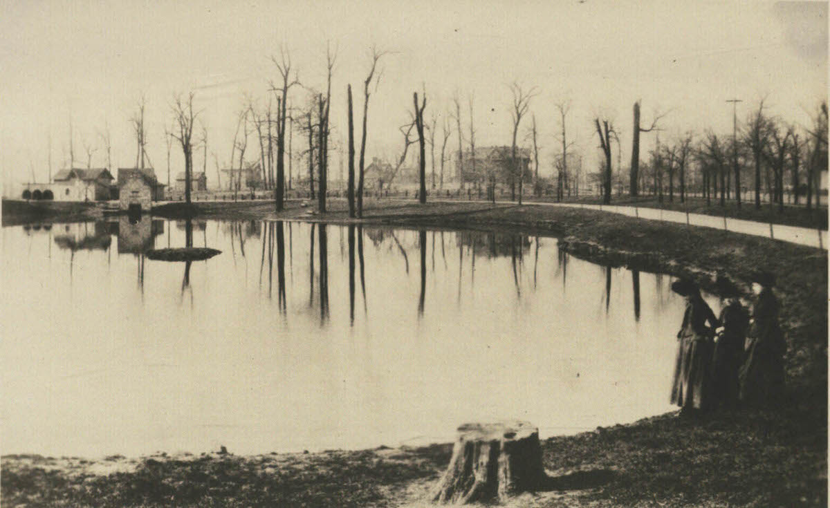 East Lake at Goodale Park, 1889