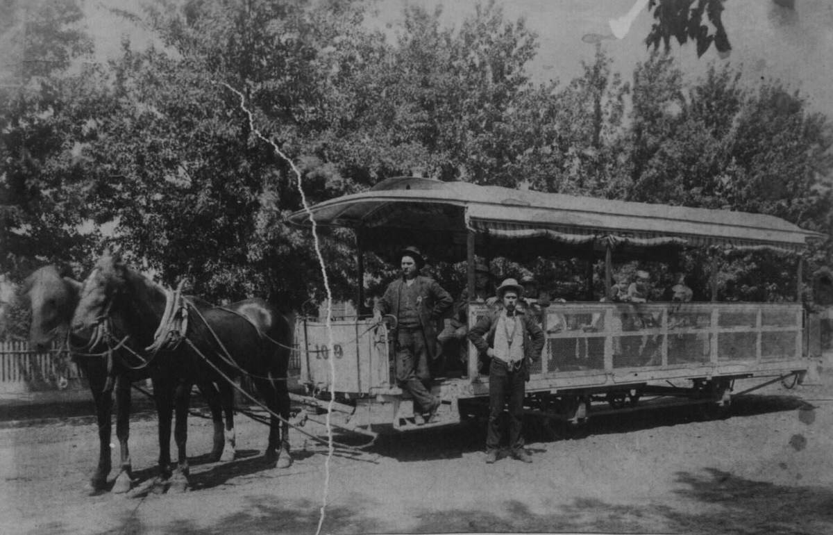 Old High Street Horsecar, 1888.