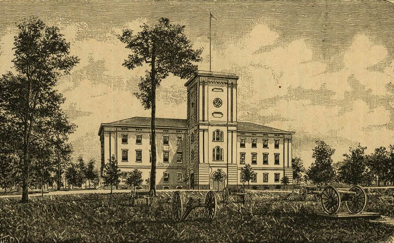 U.S. Barracks Ordinance Building, 1885