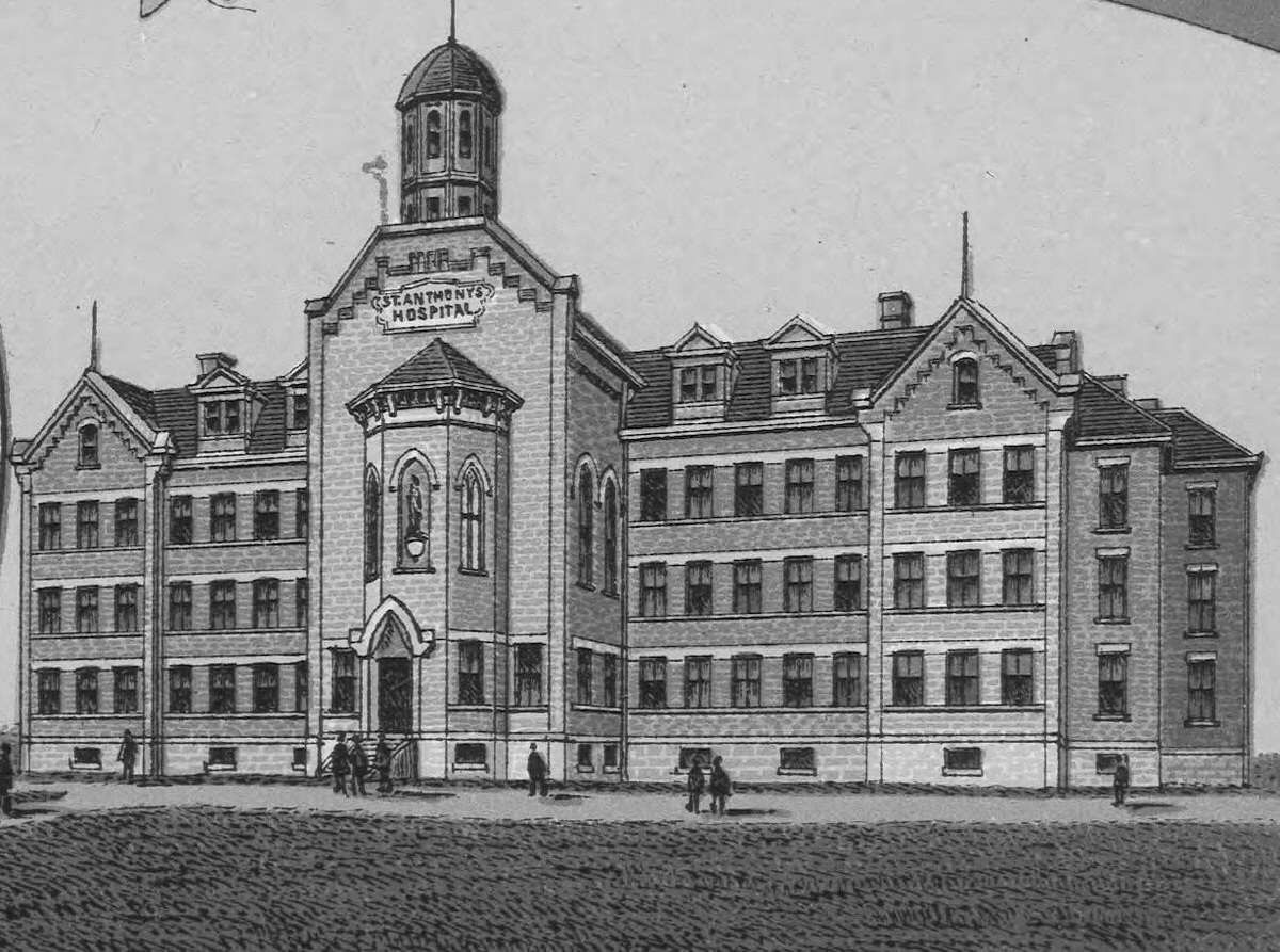 St. Anthony's Hospital, 1889