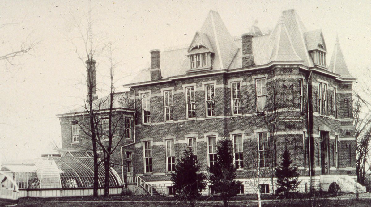 Botanical Laboratory on the Ohio State University campus, 1889