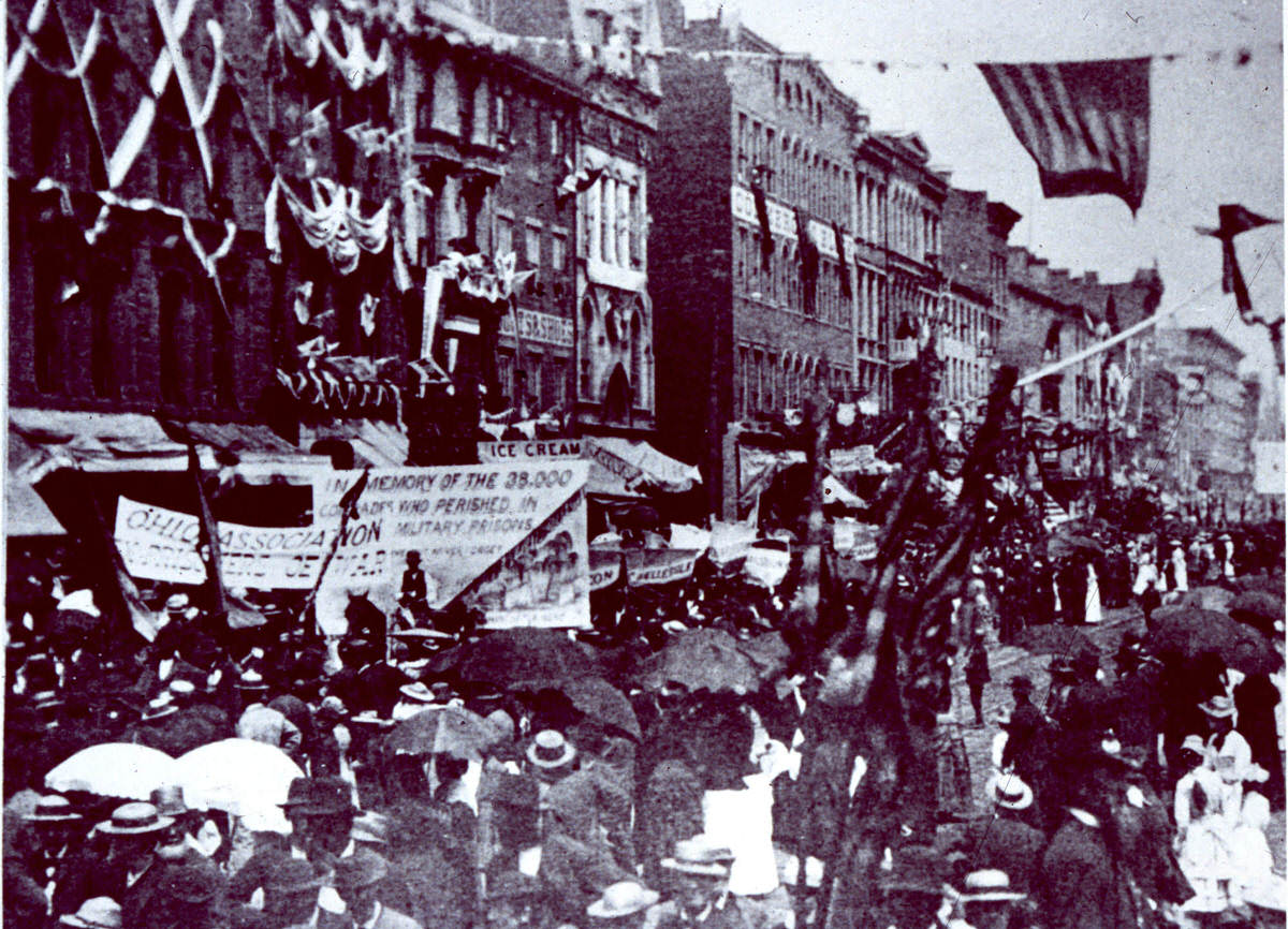 Grand Army of the Republic parade, 1888