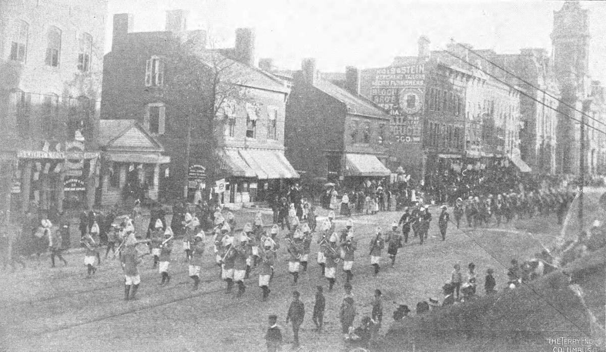 Parade of Colored Knights Templars, 1888