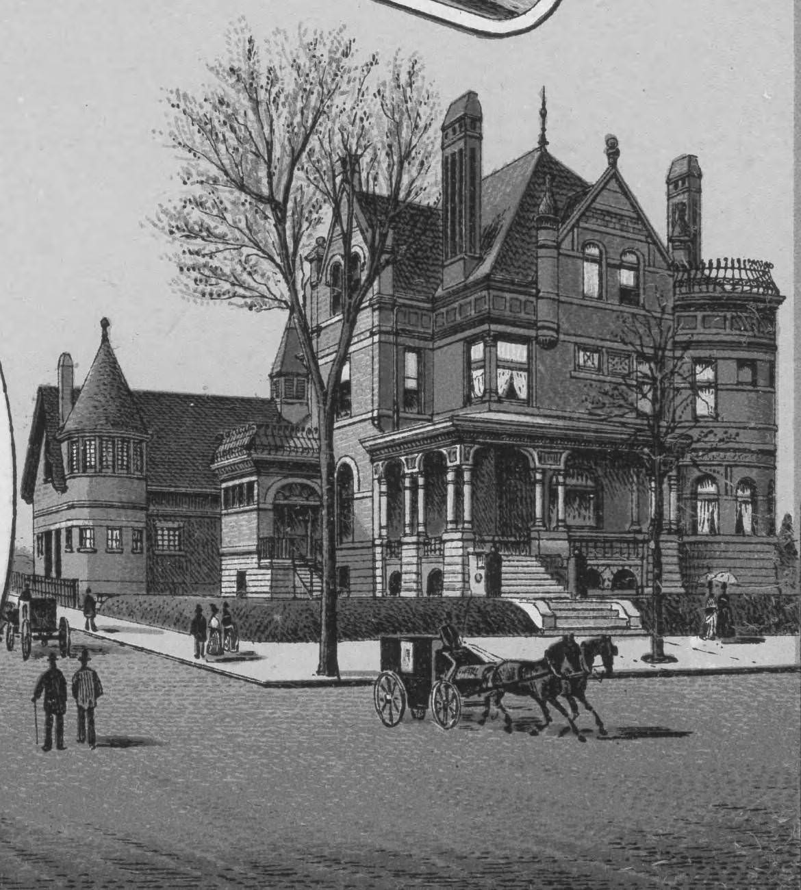 Residence of W. H. Jones, 1889
