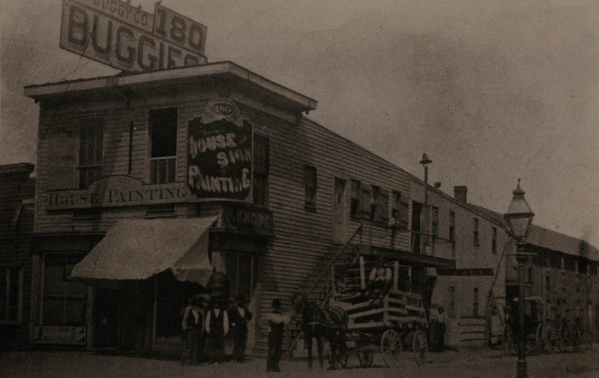 Iron Buggy Company building, 1898