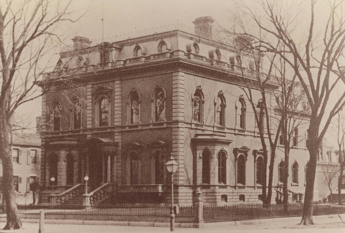 Columbus Club photograph, 1889