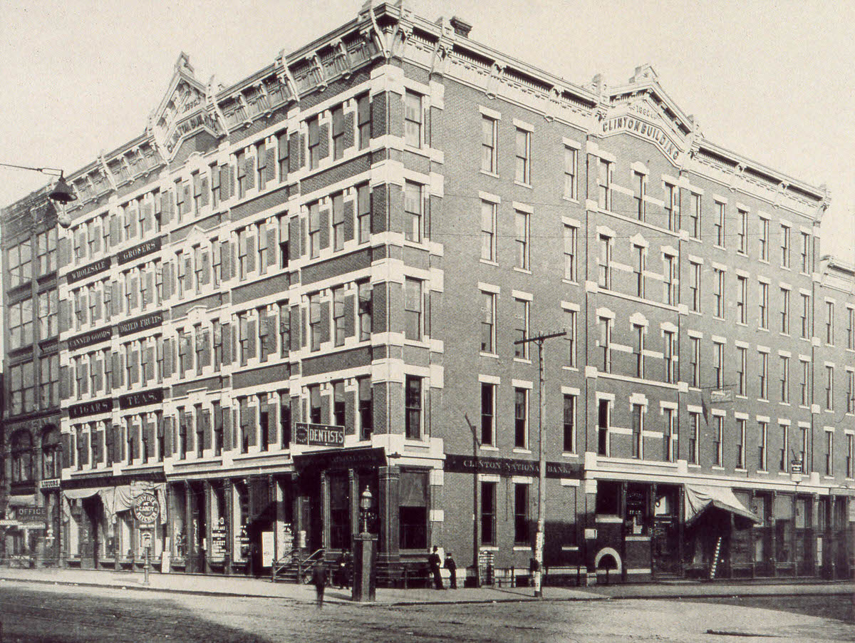 Clinton Building, 1889