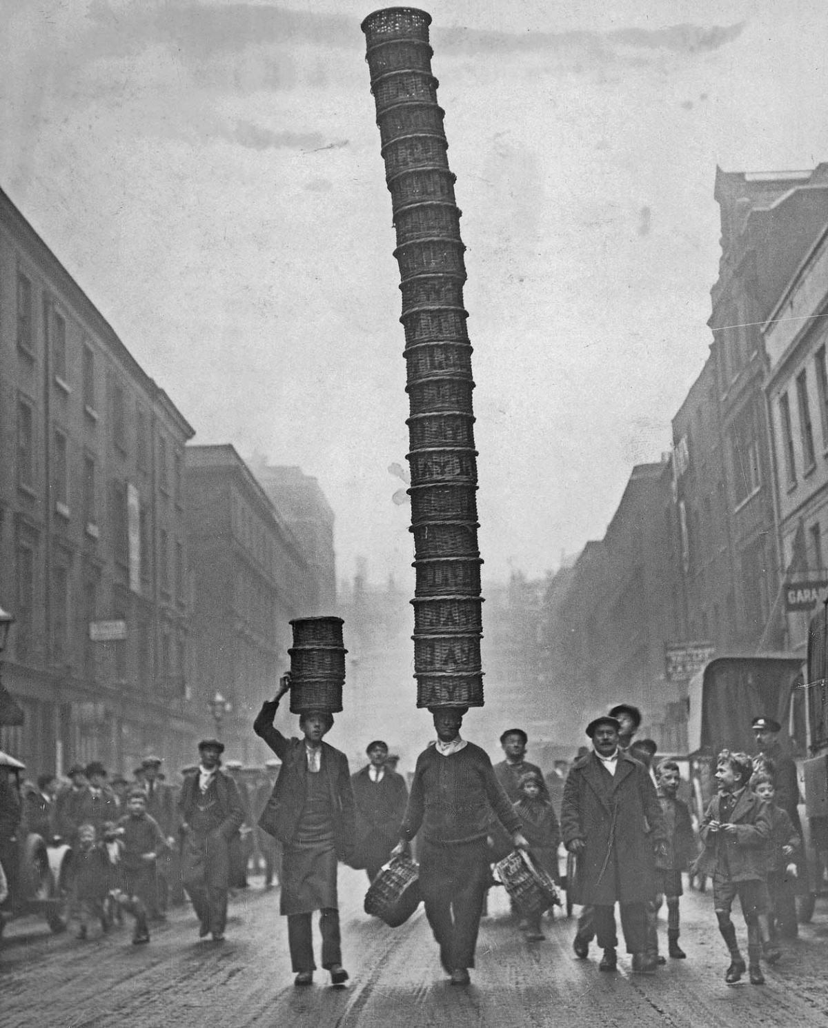 Basketman Jim Sainsbury, 1928.