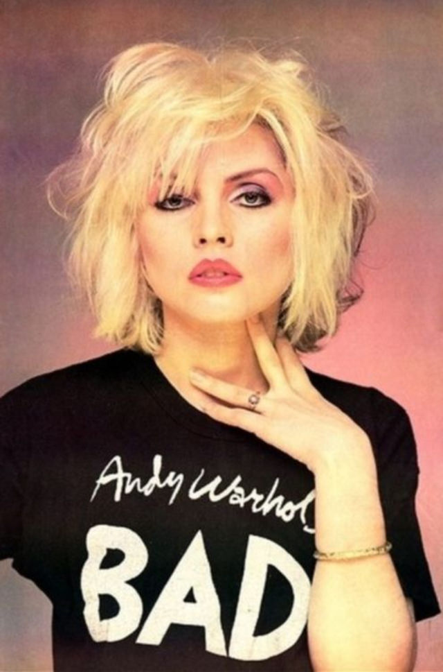 Debbie Harry Wearing Andy Warhol's Bad T-Shirt, 1979