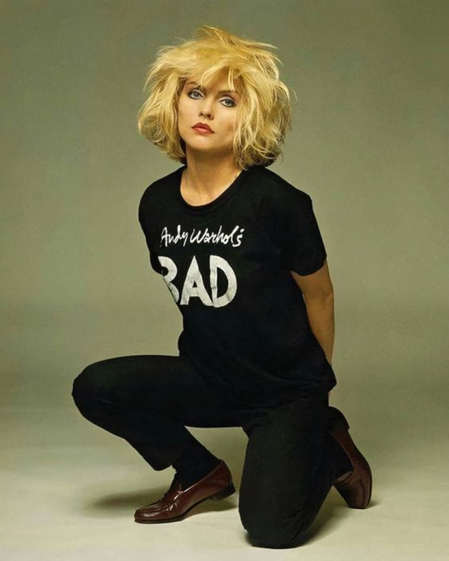 Debbie Harry Wearing Andy Warhol's Bad T-Shirt, 1979