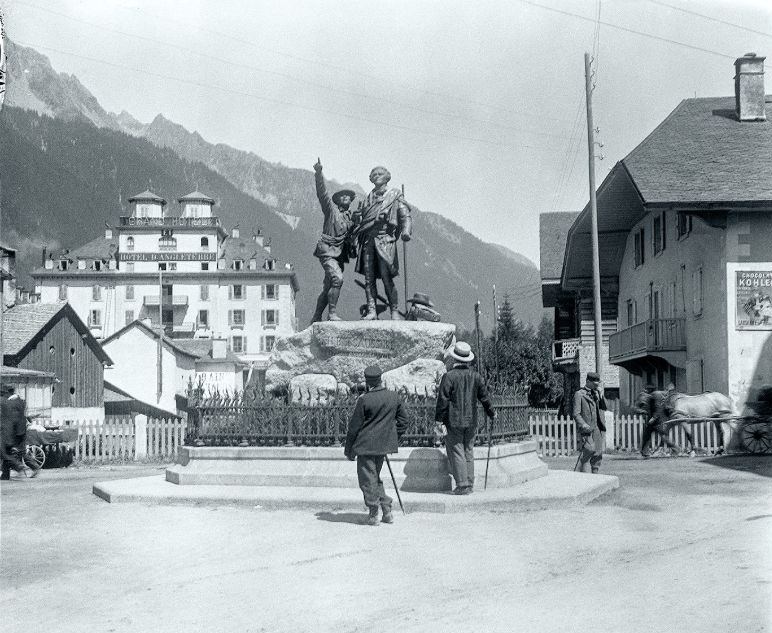 Homage to H.B. de Saussure, Chamonix, 1900