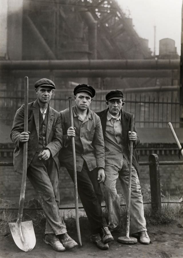 Workmen in the Ruhr region