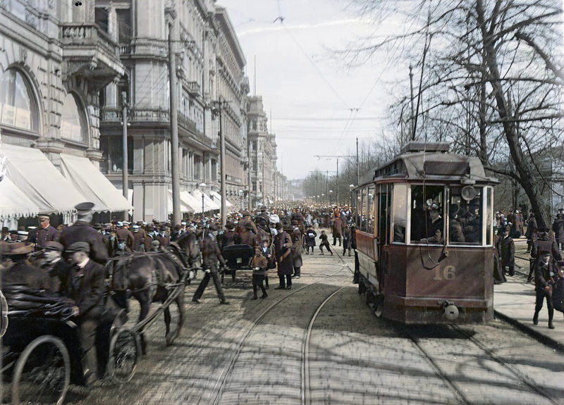 May Day celebrations in Helsinki