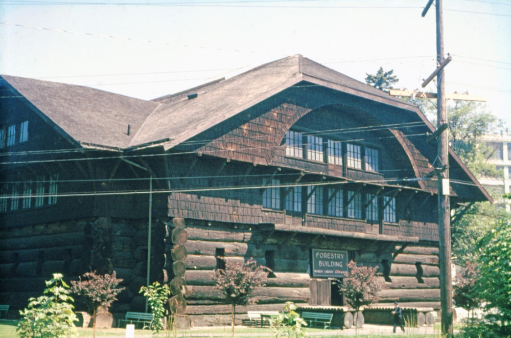 A photo by A.O. Biggerstaff made in the year of the Oregon Centennial, in 1959, just a few years before the catastrophic fire.