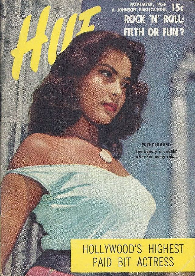 Hollywood’s Highest Paid Bit Actress, Hue magazine, November 1956